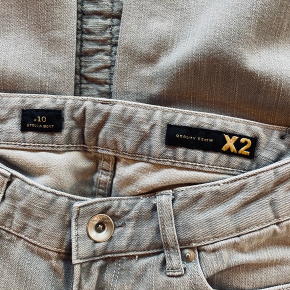 EXPRESS stella boot gray jeans - Picture 7 of 9